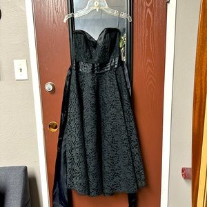 Gunne sax Jessica McClintock vintage prom dress small black